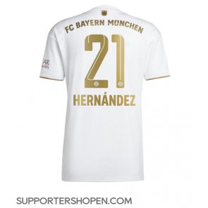 Bayern Munich Lucas Hernandez #21 Borta Matchtröja 2022-23 Kortärmad